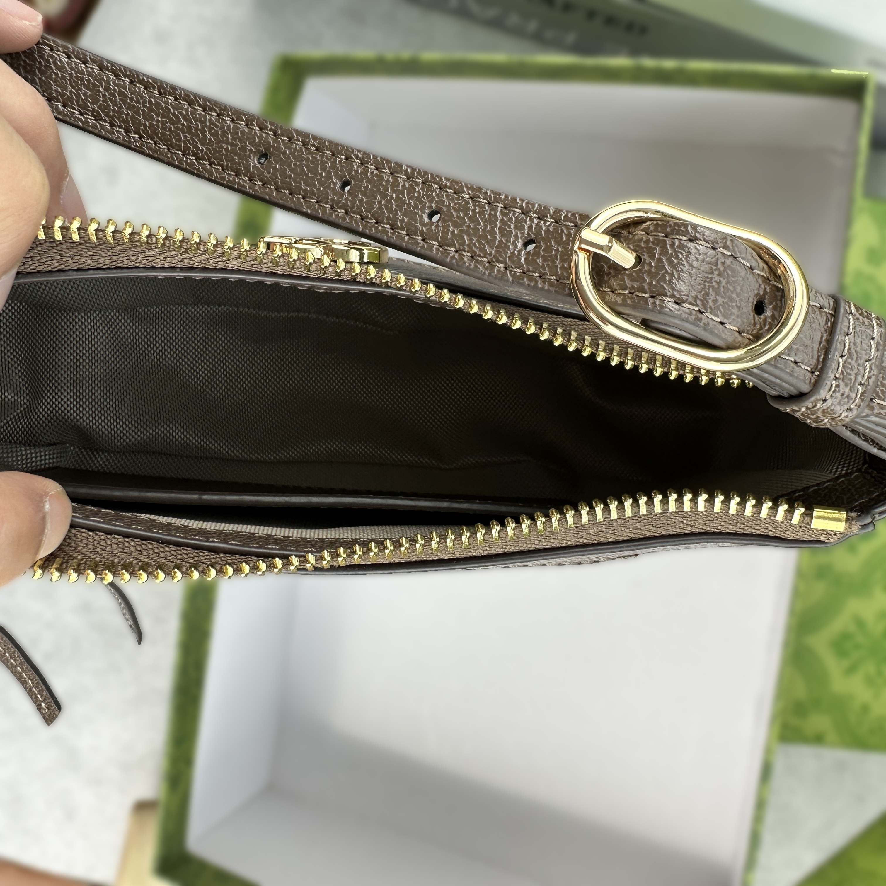 Ophidia Designer Classic Brown Wallet bag Date Code Handbag Purse Shoulder Printing Cross body Messenger s Designers Mini Armpit Bag Beach designer ba