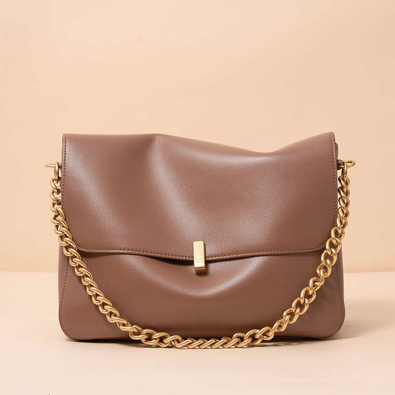 Luxury Bag Designer Cowhide Crossbody New Niche High End Chain Large Capacity Commuter Shoulder Bag For Women