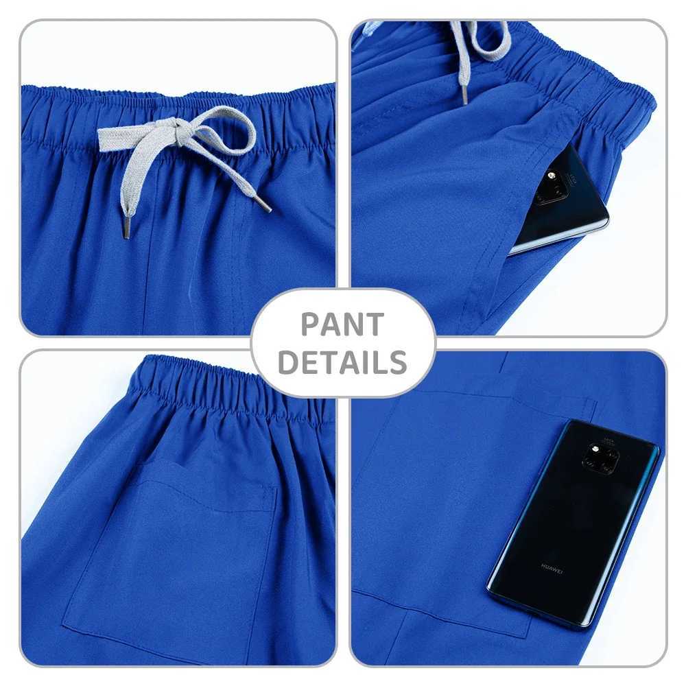 New Anti-Wrinkle Clinical Uniforms Washable Nurse Scrubs Sets Surgical Doctor Medical Uniforms Beauty Sn Spa Workwear X250410