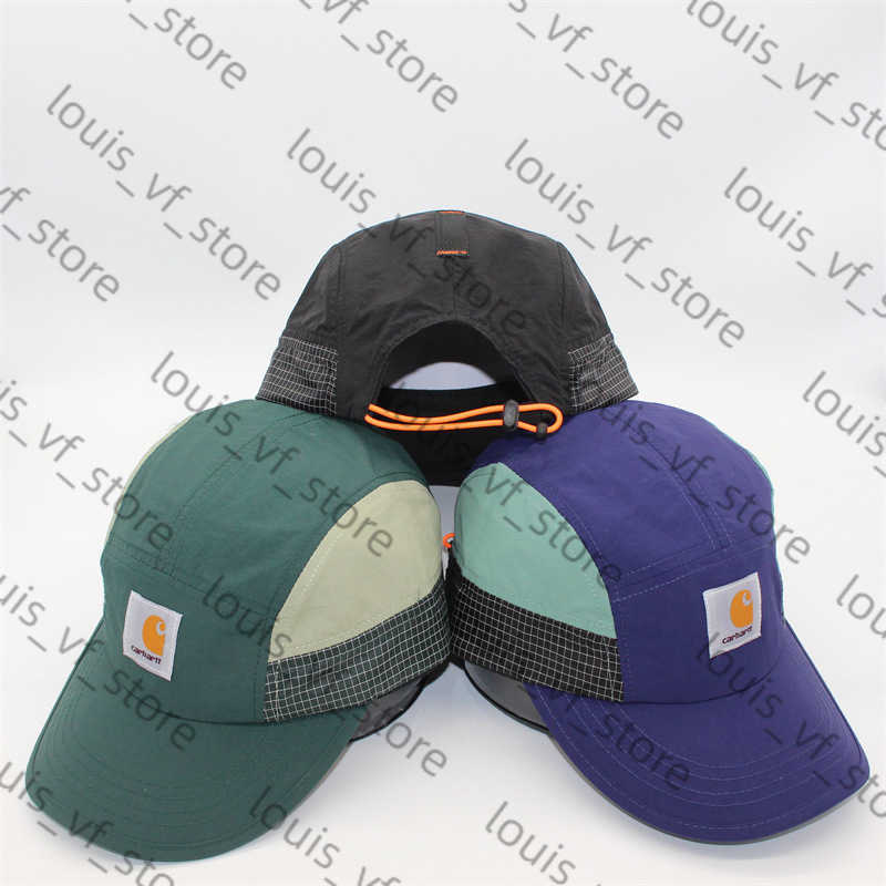Splicing Quick Drying Curved Outdoor Fishing Cycling Adjustable Duckbill Cap Unisex Workwear Hat H250411