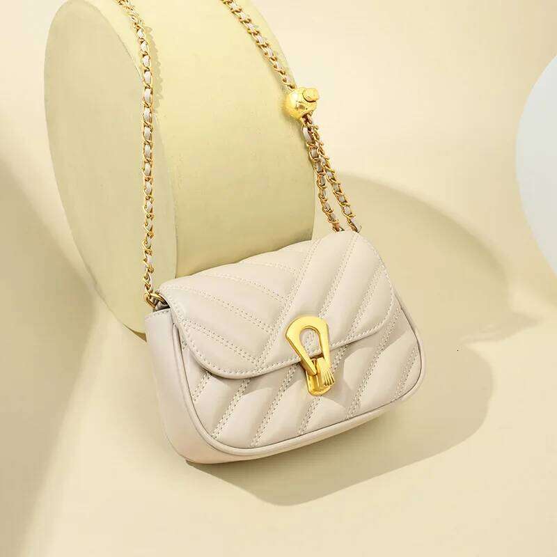 Bag Summer Women's Crossbody New Small Versatile Chain Light Luxury Leather Underarm Commuter Bag