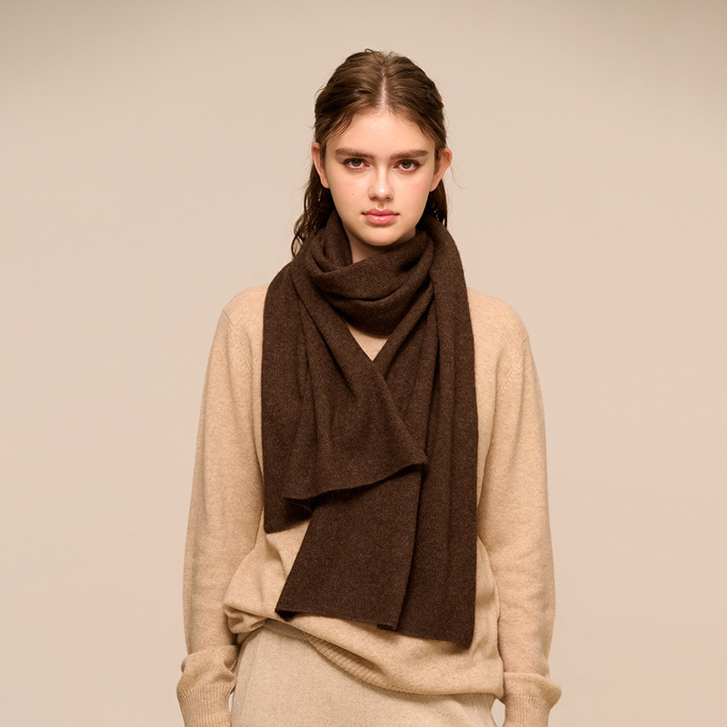 K367 Yak wool scarf wool blended neck scarf women autumn and winter warm scarf dual-purpose Inner Mongolia wholesale spot