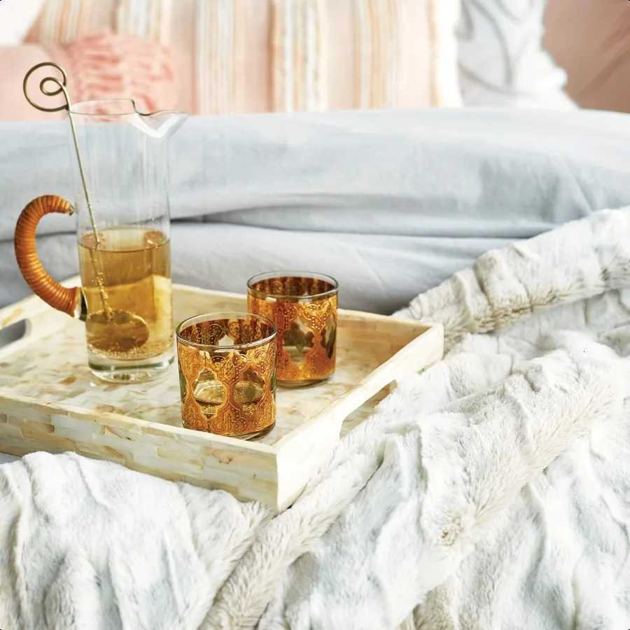 Leopard Luxury Faux Fur Throw Blanket er Soft Fluffy Bedding Throw Blanket for Bedroom 50 x 60 Furry Blanket Comfy Warm Cozy Pl C251111