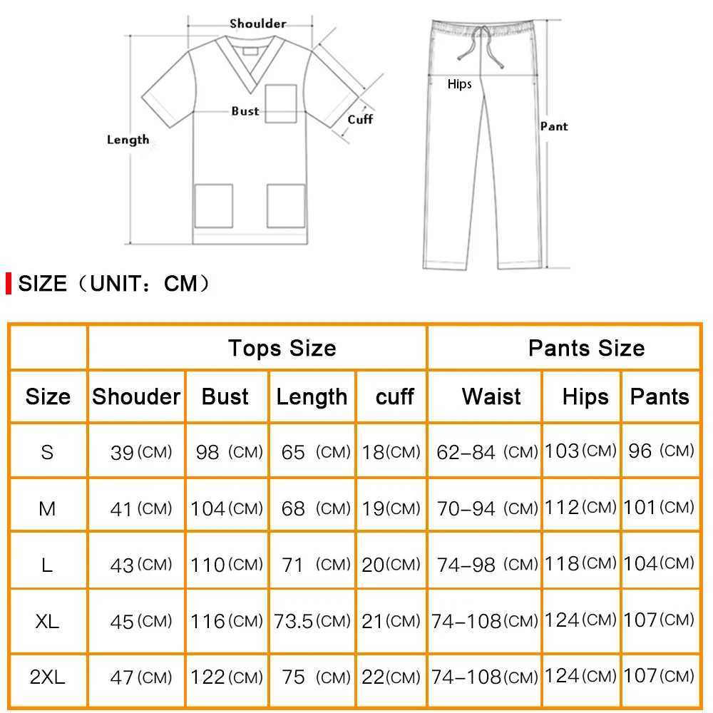Customized printing breathable neutral medical uniform lightweight nurse washer set surgical beauty Sn Spa pet workwear X250410