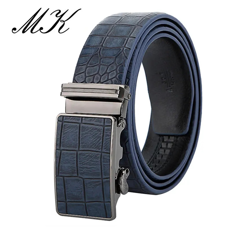 MaiKun Mens Automatic Belts For Men Leather Belt For Business Casual Pattern Belt 251031