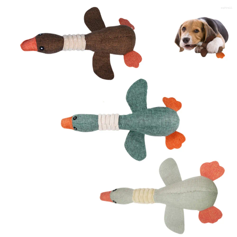 Update Pet Mallard Duck Dog Toy For Aggressive Chewers Indestructible Large Breed And Squeaky Geese Small Medium