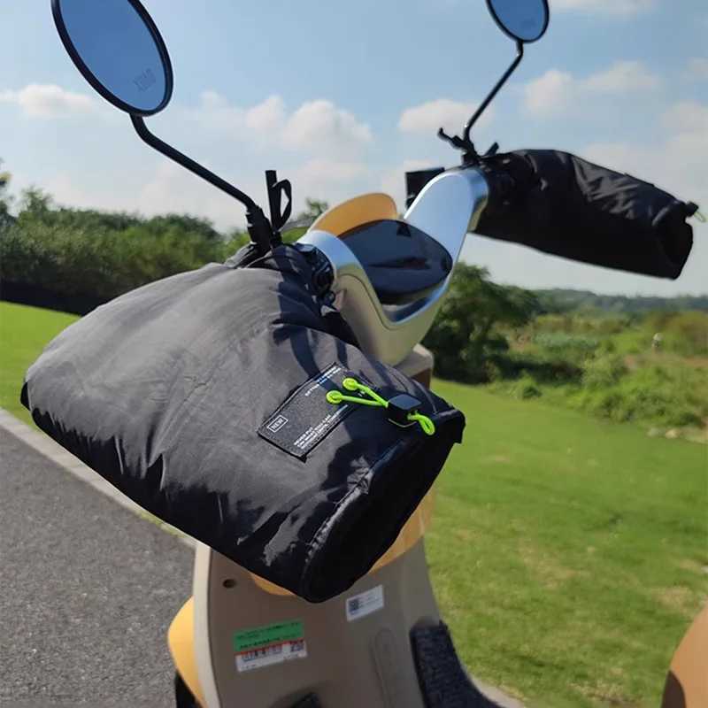 Motorcycle Handlebar Gloves Muffs Winter Warm Handle Gloves Waterproof Windproof Motorbike Handle Bar Hand Cover Muffs S25118{category}