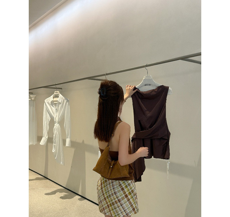 Hot selling recommendation light luxury handbag suede solid color winter new item underarm single shoulder designer bag women's crossbody bag