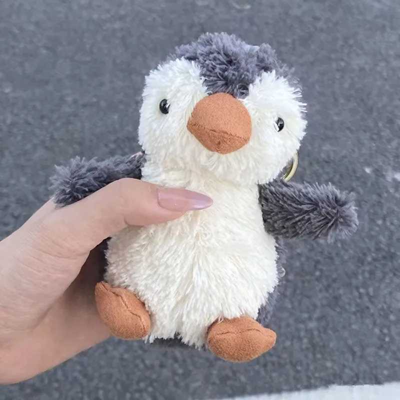 New Jelly Cat Peanut Penguin Bag Decorative Plush Toy Gift Keychain Cute Doll Pendant Cute Penguin Doll Holiday Birthday Gift W250411