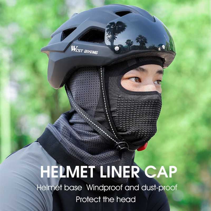 WEST BIKING Cycling Cap Outdoor Sports Balaclava Motorcycle Hat Riding Bike Caps Men Women Windproof MTB Road Cycling Headwear S251110