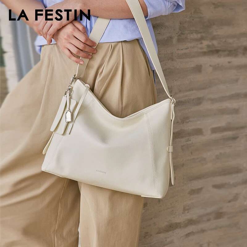 LA FESTIN Original 2024 New Tote Bags Women's Bag Large Capacity Handbag Designer Shoulder Beach Bag Summer