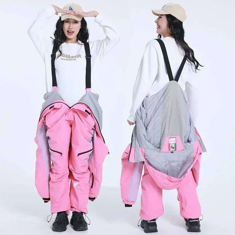 Ski One Piece Suits Sport Hooded Women Outdoor Jumpsuits Mountain Windproof Snowboard Tracksuit Clothes Skiing Snowsuit