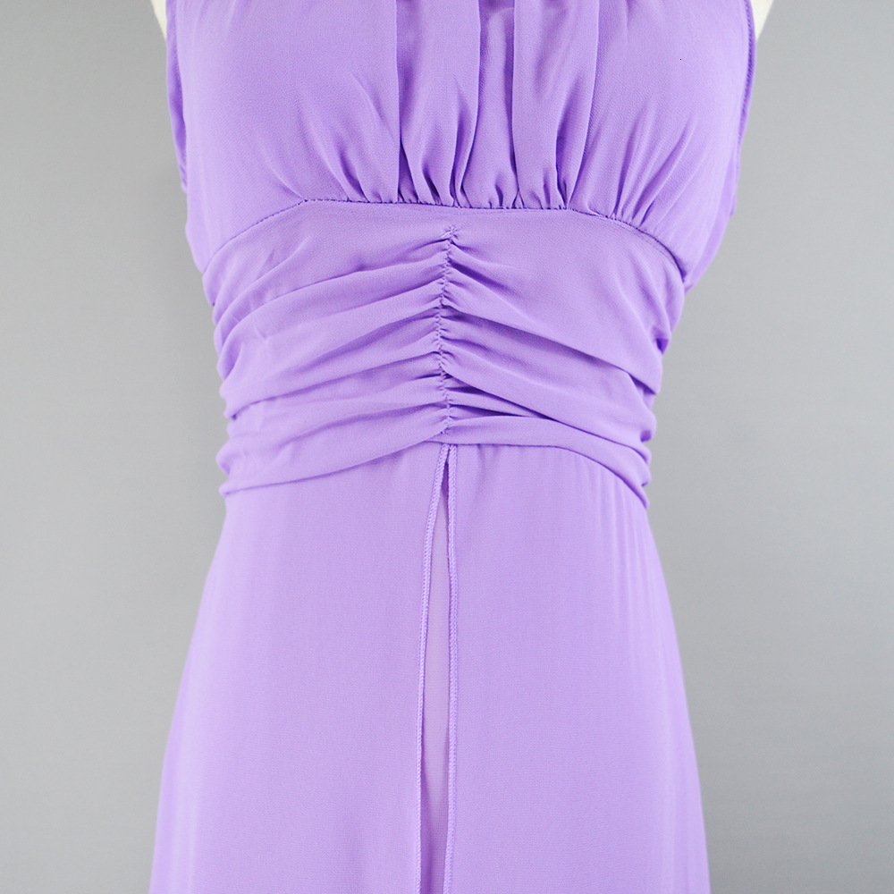 Explosive version hanging neck, nail bead, large swing, off shoulder sexy chiffon dress, long dress