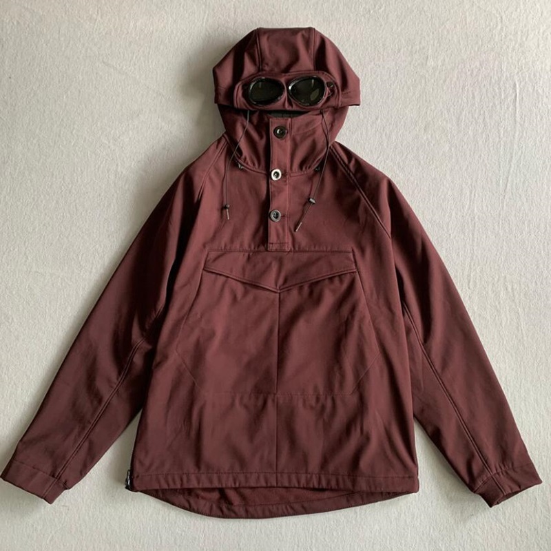 Two lens windproof men hoodies removable glasses outdoor warm windbreaker fleece lining coat thick sports jacket size M-XXL