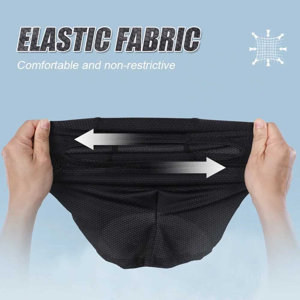 Motorcycle Cooling Full Face Mask Summer Breathable Motorbike Riding Hood Neck Cover Motocross Cycling Helmet Headgear S251110