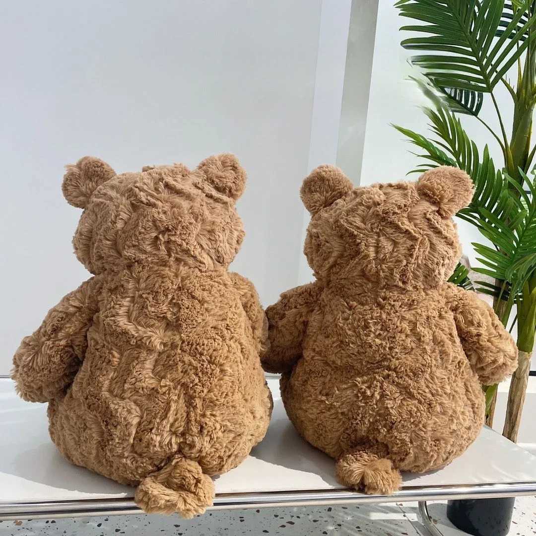 Jellycat with tags Jellycat Barcelona Bear Plush Toy Soothing Doll Teddy Bear Girl Holiday Birthday Gift Stuffed Animal W250411