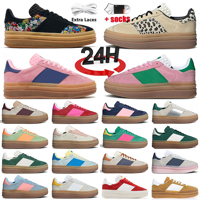 Thick Sole Bold Casual Shoes Designer Tennis Shoes Womens Trainers Pink Green Black White Orange Silver Outdoor Sports Sneakers For Walking Chaussures DHgate