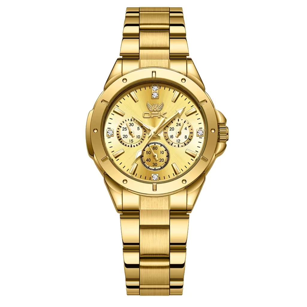 Stylish Womens Steel Strap -style Analog Timepiece for Outdoor Adventures