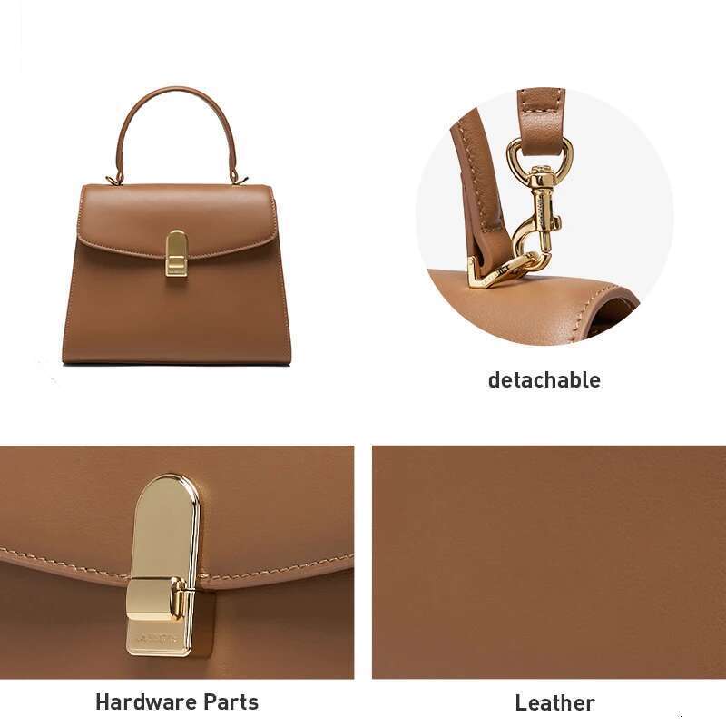 LA FESTIN 2024 New Handbag Women Designer Square Large Capacity Fashion Ladies Bags Leather Bag