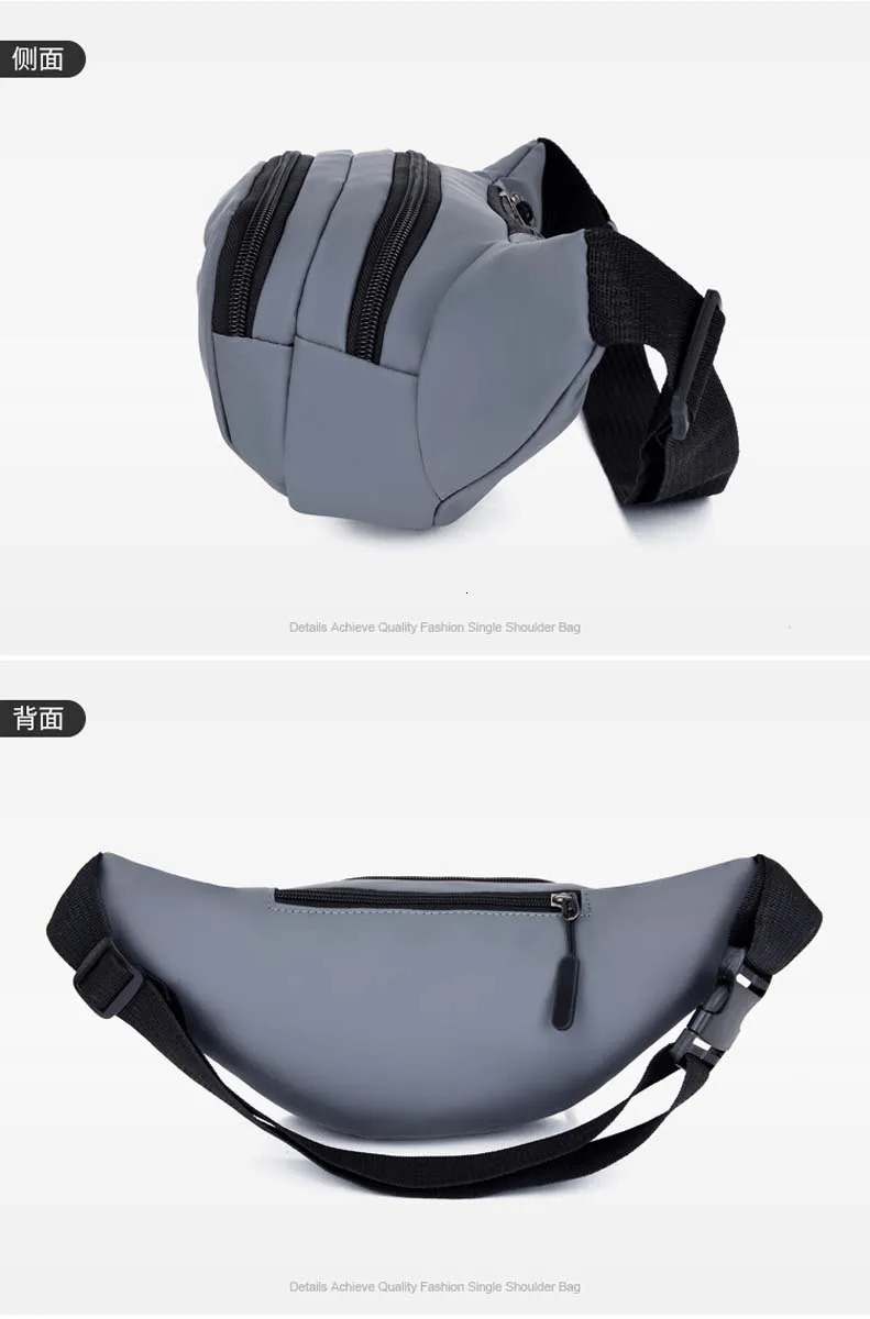 Outdoor Waist Bag Waterproof Bum Running Jogging Belt Pouch Zip Fanny Pack Mobile Phone Oxford Cloth Chest 251110