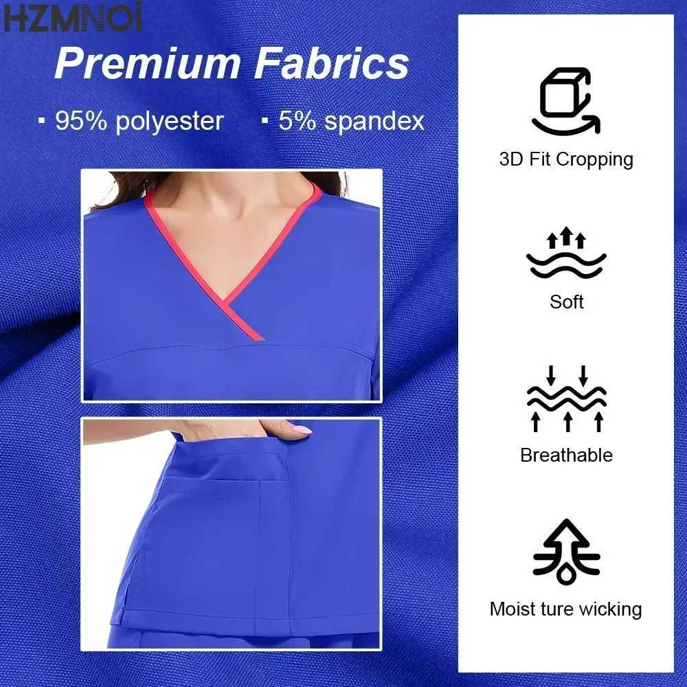 Unisex Medical Uniforms Hospital Surgical Uniforms Nurse Scrubs Jumpsuit Nursing Accessories Dental Clinic Beauty Sn Workwear X250410