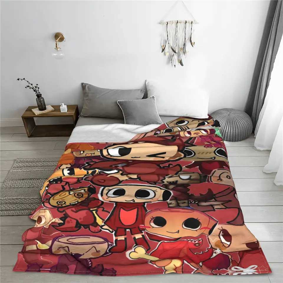 Dandys Game World Poster Gallery Prints Plush Blanket Flannel Throw Blanket For Couch Chair Sofa Bed Super Warm Bedspread Gift C251111
