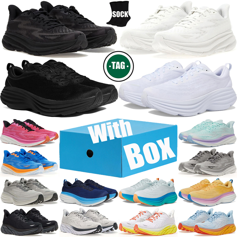 Free Shipping With Box Designer Clifton bondi one 8 9 sneakers Running shoes trainers for mens womens Outdoor men women Sports runners discount