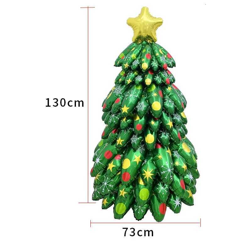 Christmas Merry Christmas Theme Santa Claus Large Christmas Tree Elk New Year Party Decoration Balloon Winter Party Decoration Y251111