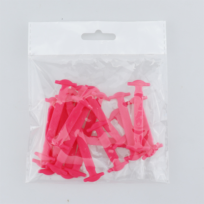 16pcs/set Lazy Shoelace Silicone Quick Lace Elastic Women Men No Tie Kids Shoe Laces Adult Sneakers Lacing Shoelace Buckle Shoes Accessories