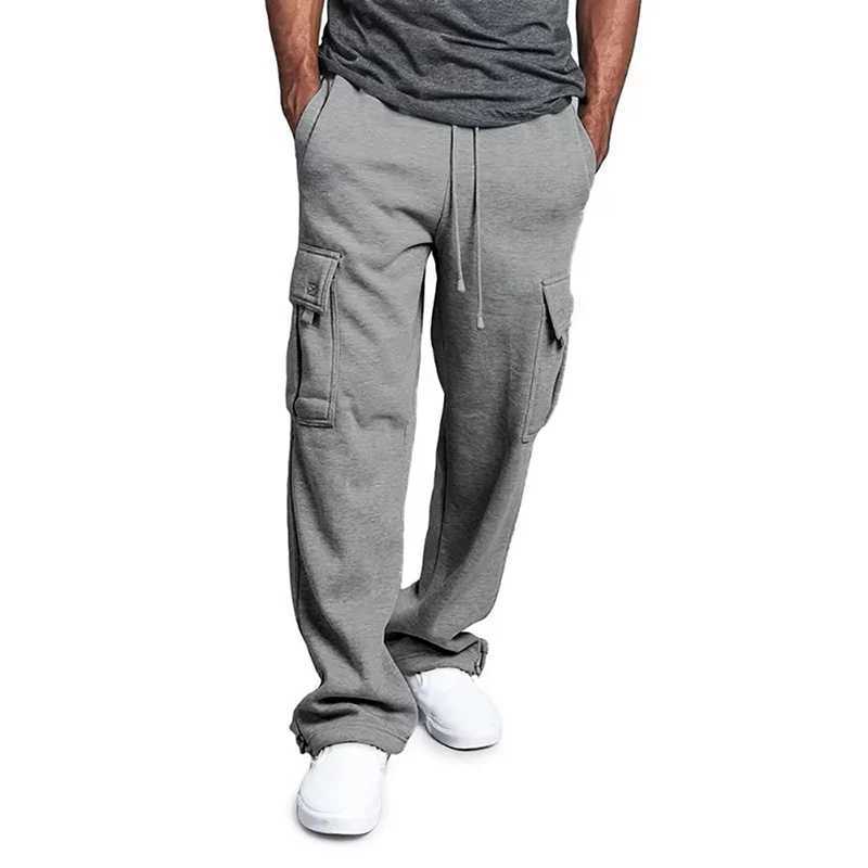 New 2-piece cargo sports pants mens overalls casual sports pants fashionable multi pocket loose sports suitable for jogging overalls sports pantsXJ250