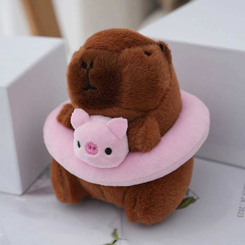 Cute Summer Style Capybara Pendant Plush Toy Doll Bag Pendant Decorative Desktop Doll Decorative Car Pendant Cute Kapila Doll W250411