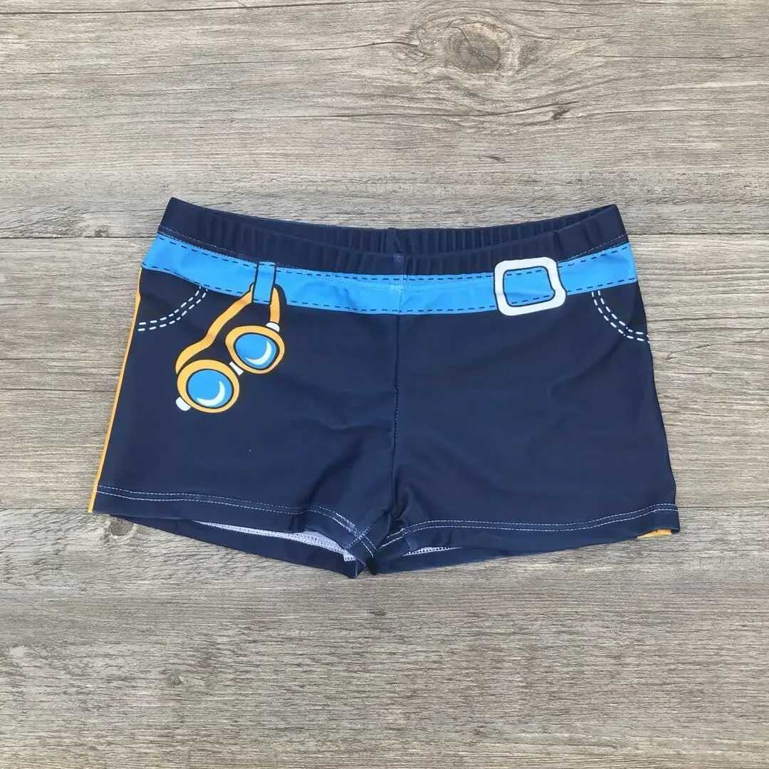 4 striped cartoon baby swimsuits childrens swimsuits boys beach swimsuits 2-8 year old childrens swimsuits swimsuitsW250410