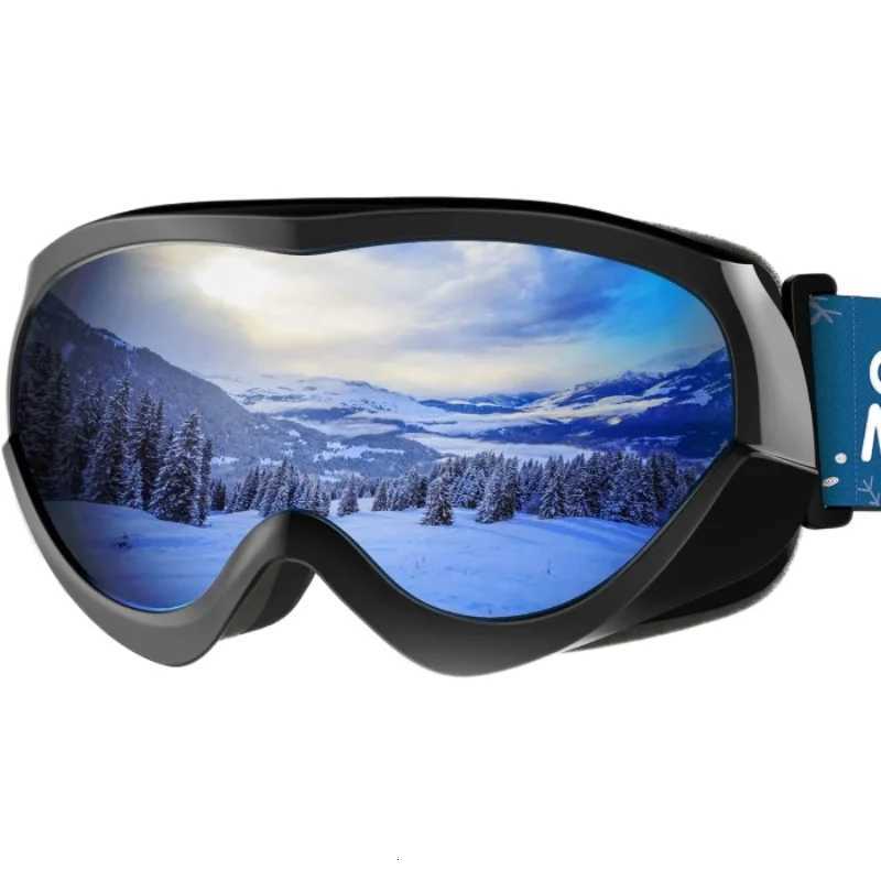 OutdoorMaster Kids Ski GoggLEs - Helmet CompatibLE Snow GoggLEs for Boys Girls with UV PROtection K251110