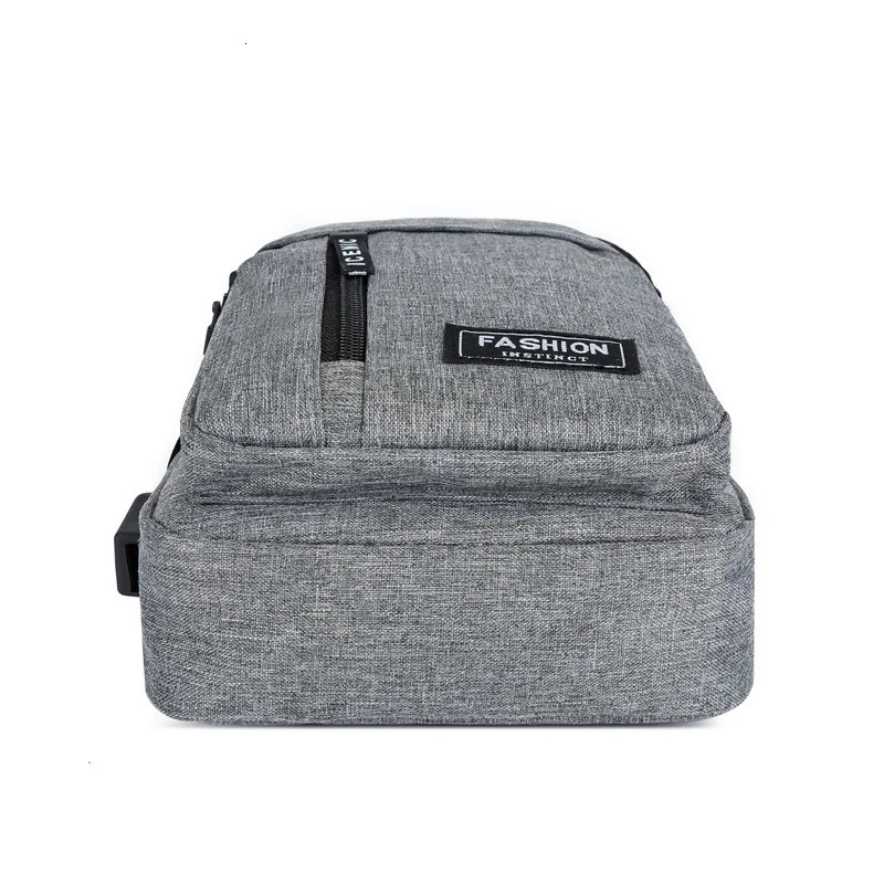 2025 Multifunctional Chest Bag Mens Fashion Trend Oxford Cloth Shoulder Korean Style Casual Waterproof Messenger 251110
