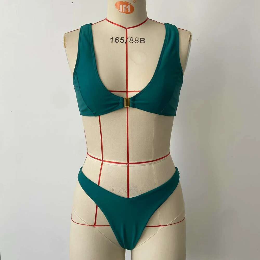 BEACHCICI Women's Beach Summer Swimsuit Women Sexy Bikini Set Thong Two Pieces Swimwear Beachwear Bathing Suit Female