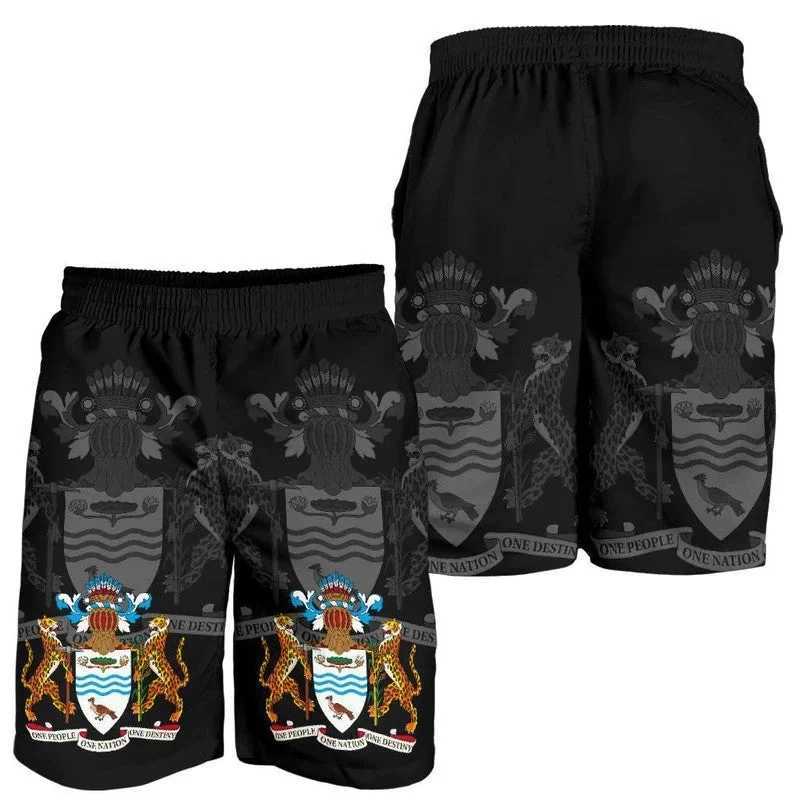 Guyana Flag Map 3D Printed Mens Shorts Casual Hawaiian Beach Shorts Guyana National Emblem Relay Mens TrousersW250410