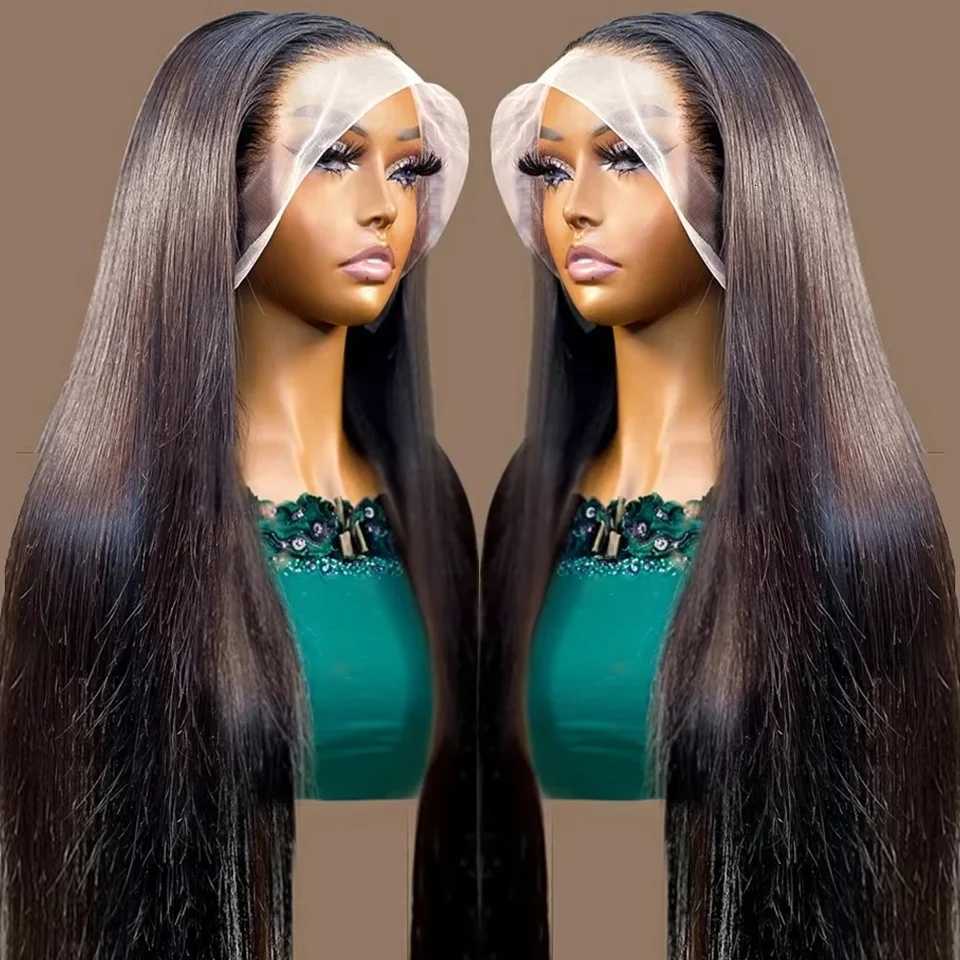 HD 360 Full Lace Wig Human Hair Pre plucked HD Lace Wig 13x6 Human Hair Wigs 36 inch Bone Straight Lace Frontal Wig For WomenT251111