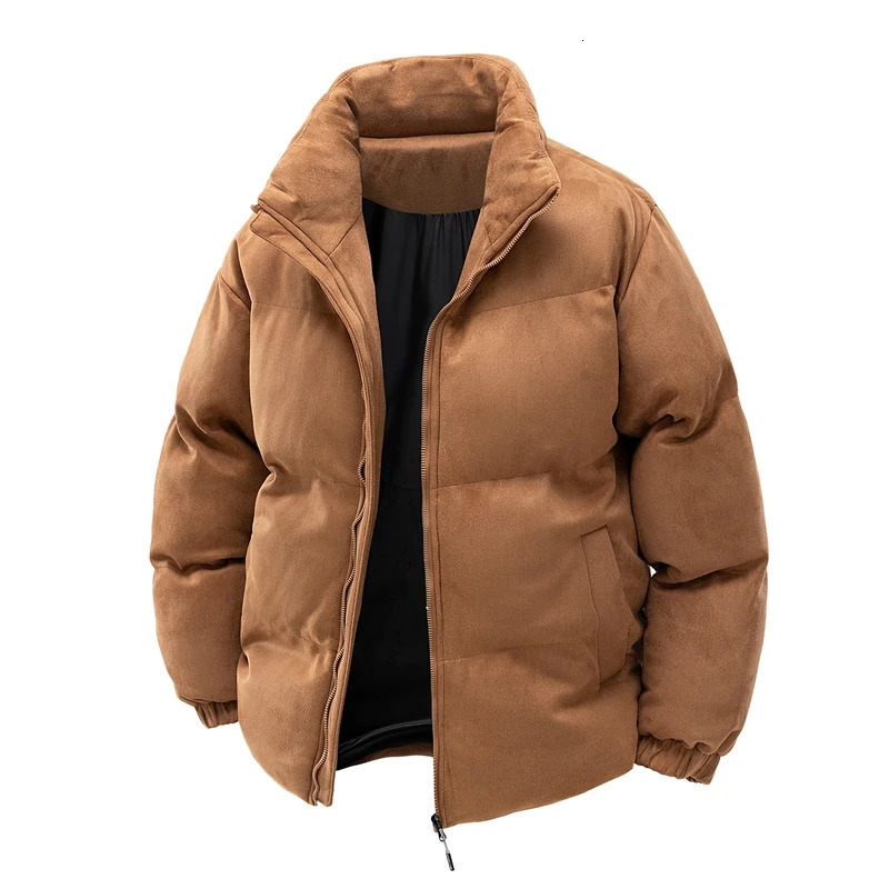 Autumn and winter suede thickened cotton-padded jacket for men fashionable and warm cotton-padded jacket 251106