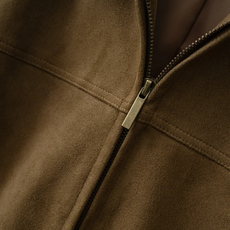 Fall / Autumn Winter Women Fashion Suede Basic Jacket Basic Blazer 251106