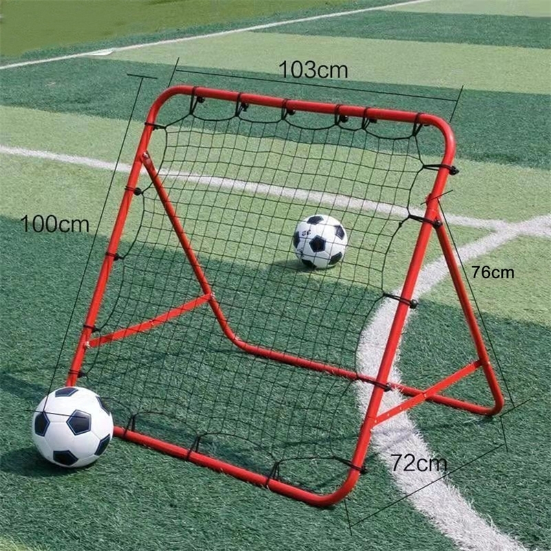 Soccer Rebounder Adjustable Rebound Net Portable Soccer Kickback Training Equipment for Lacrosse Softball Football 250410