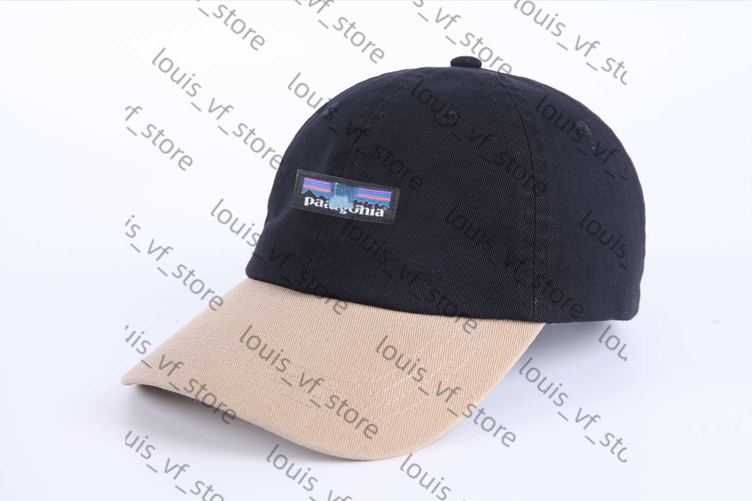 Washed Cotton Soft Top Color Blocked Baseball Cap for Couples Round Duckbill Fresh and Simple Hat H250411