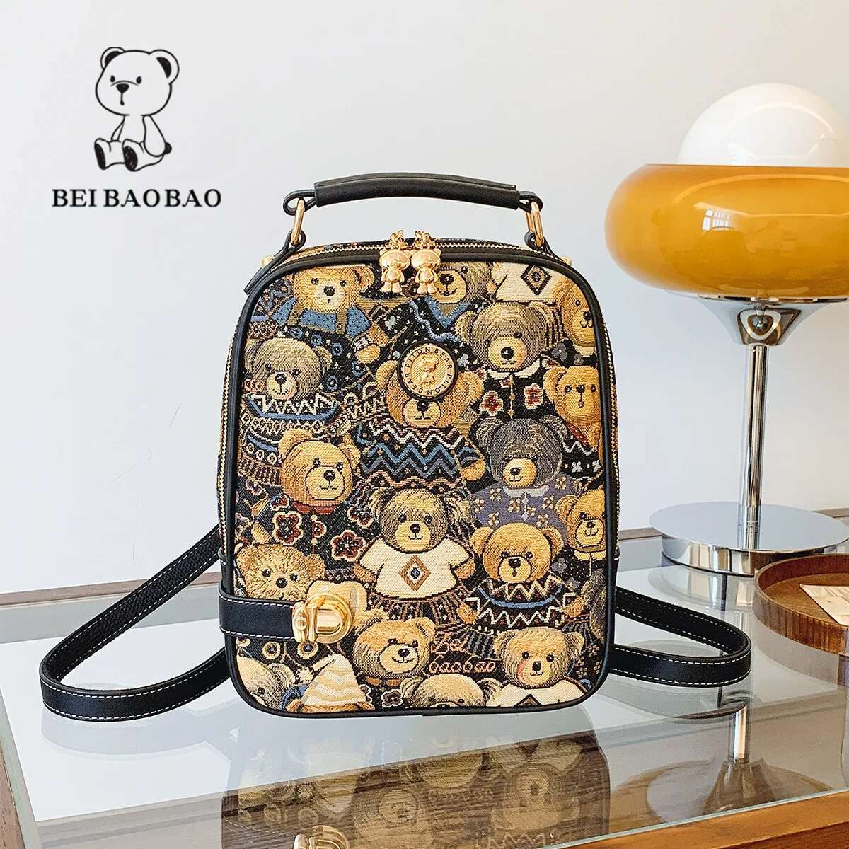 2025 New Leisure Design Tourism Outdoor Large Capacity Fashion Cartoon Backpack Trendy Shoulder Bag Fashion Backpack4