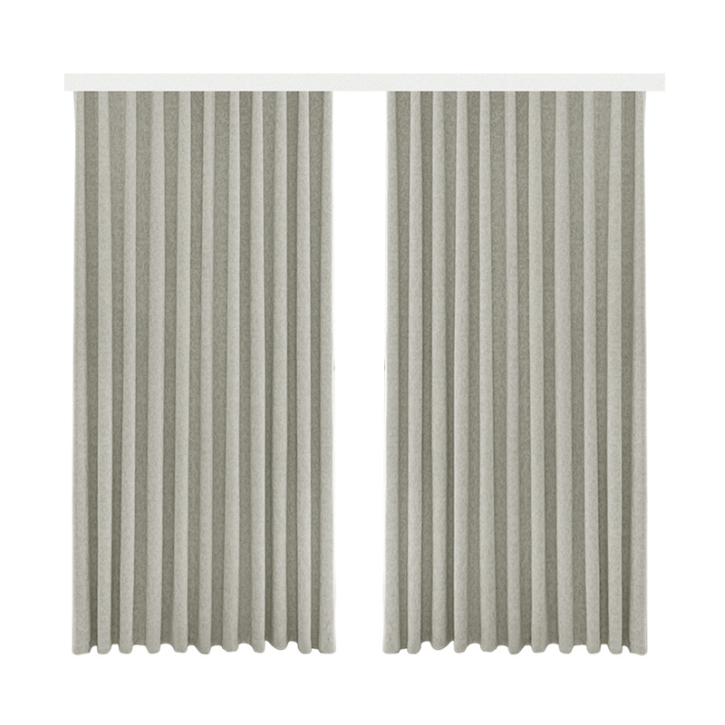 C353 jacquard chenille curtain light luxury French style living room bedroom blackout sunscreen Shaoxing curtain finished product wholesale