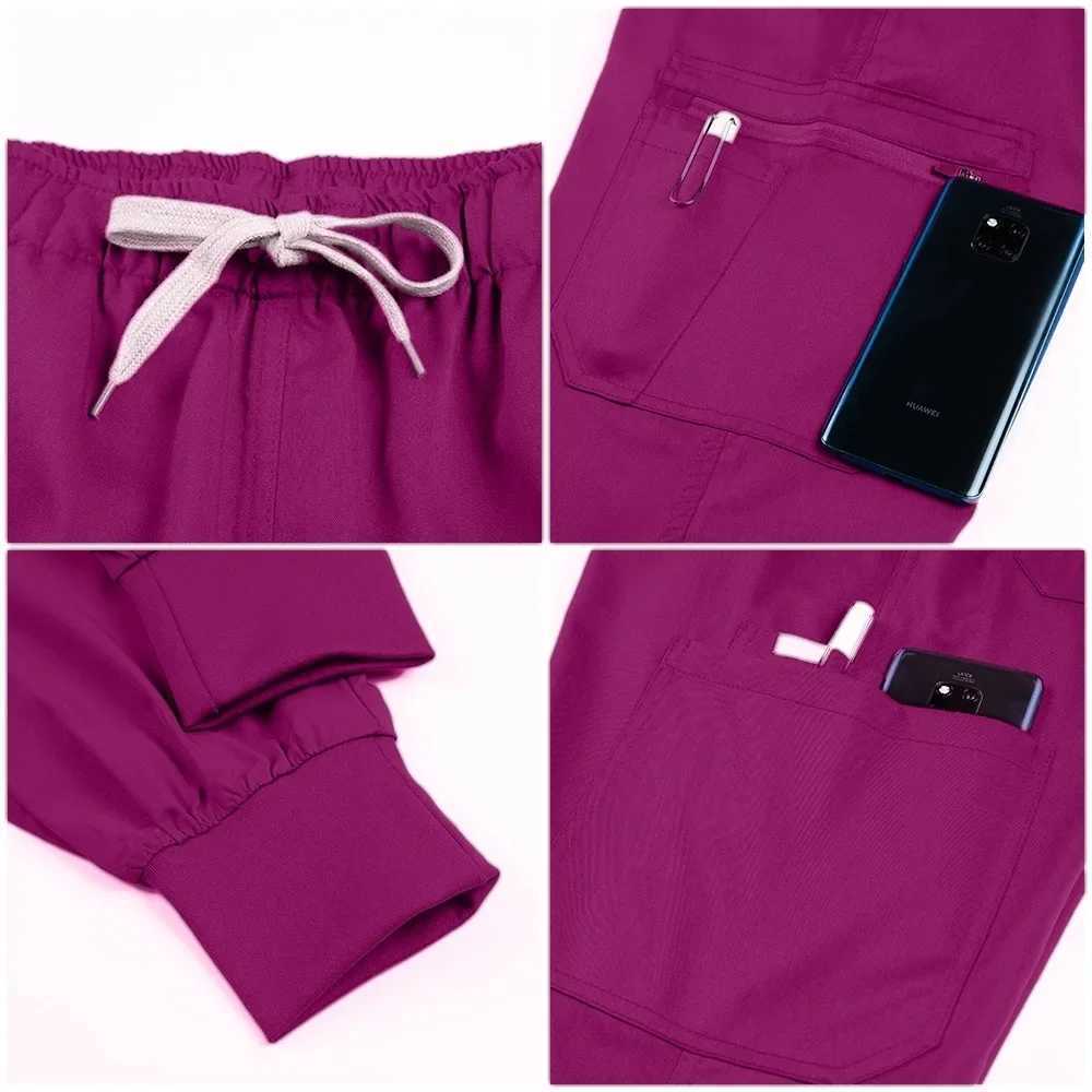 Hospital Medical Scrubs Sets Nurse Doctor Uniforms Nursing Accessories Clinical Workwear for Women Men Beauty Sn Spa Clothes X250410