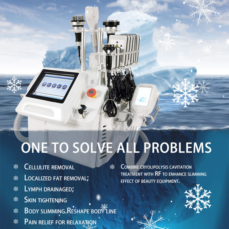 Newest 360 Cryo Fat Freezing Slimming Machine 5 Handles Cryolipolysis Body Sculpting Weight Loss Equipment For Salon Spa Clinic Use