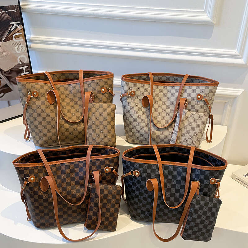 designer brand bags High-Value Casual Retro Tote 2026 New Women's Large Capacity Printed Shoulder Bag Ladies Handbag designer bag