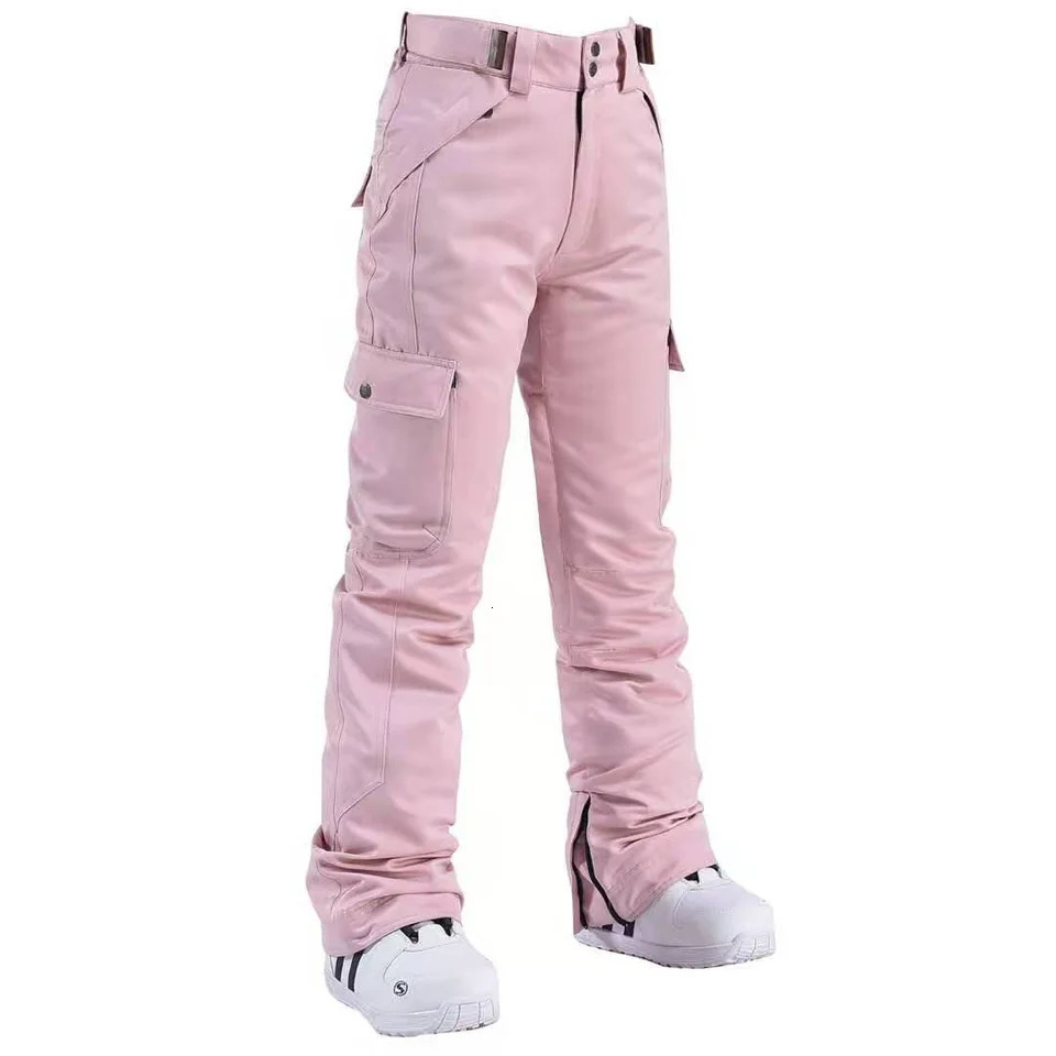 High Quality Plus Size Ski Pants Men Women Outdoor Windproof Waterproof Warm Snow Trousers Winter Ski Snowboarding Pants 251107