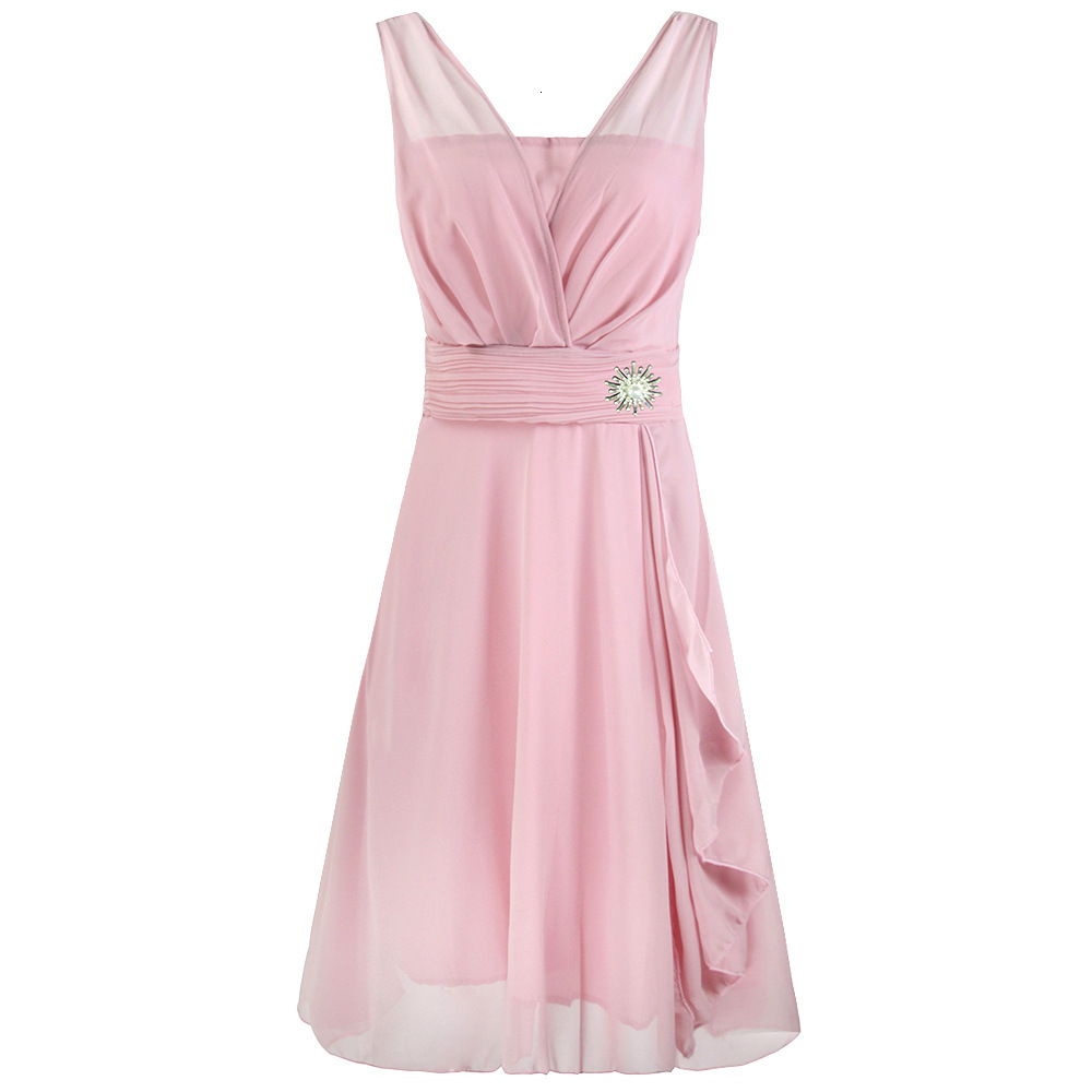 Large women's bridesmaid Annual toast short Cocktail dress