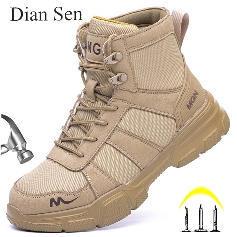 Work Boots Indestructible Safety Shoes Men Steel Toe Shoes PunctureProof Sneakers Women Non Slip Work Shoes Male Tactical Boots 251023ww1