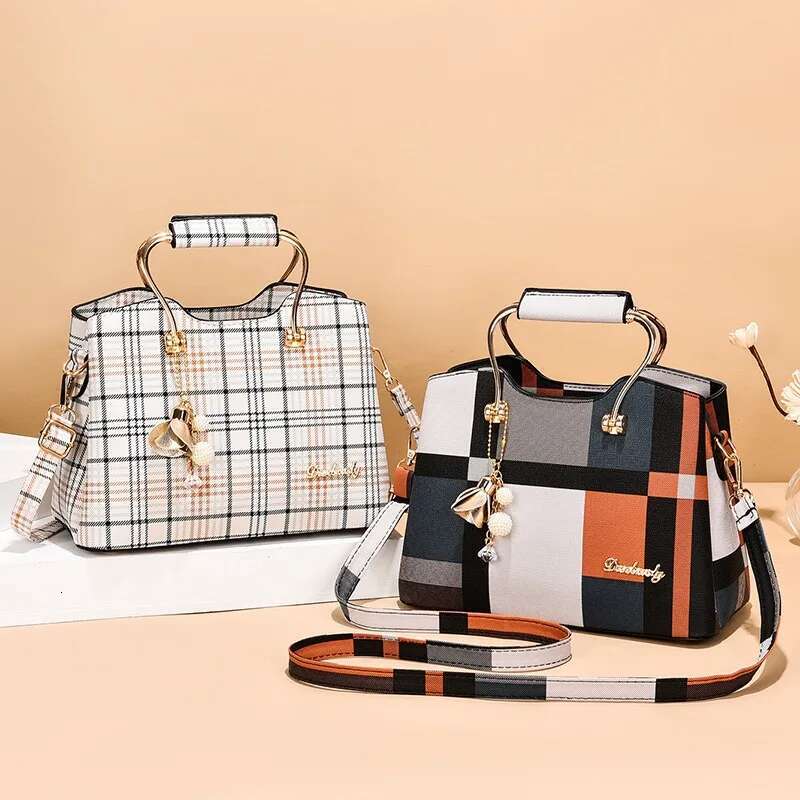 2025 New Fashionable Women's Crossbody Bag Leather Adjustable Shoulder Strap Top Handle Bag Large Capacity Shoulder Bag Designer Women's Han